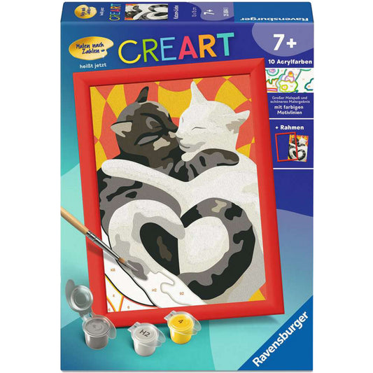 CreArt - Katzen-Liebe, Malen
