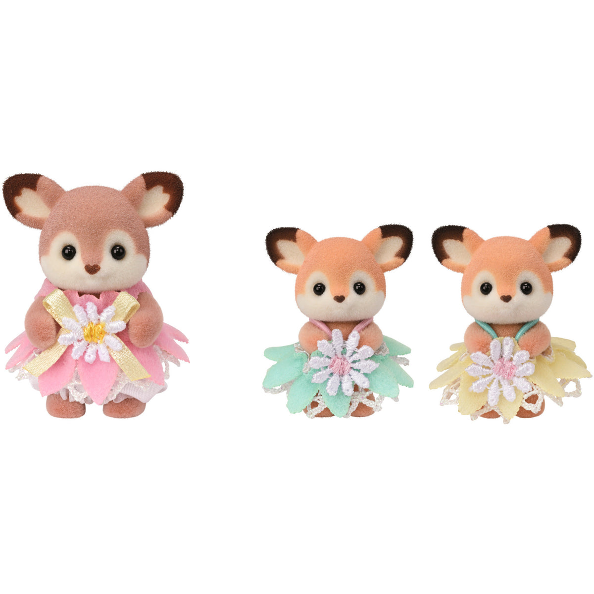 Sylvanian Families - Reh Babys mit Blumenschaukel Spielset, Konstruktionsspielzeug