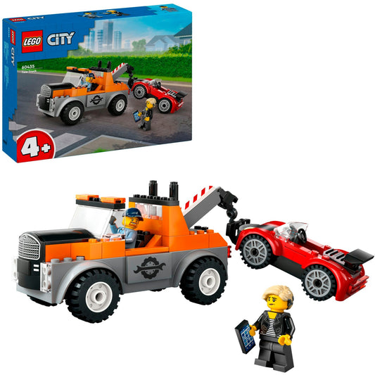 LEGO 60435 City Abschleppwagen mit Sportauto, Konstruktionsspielzeug