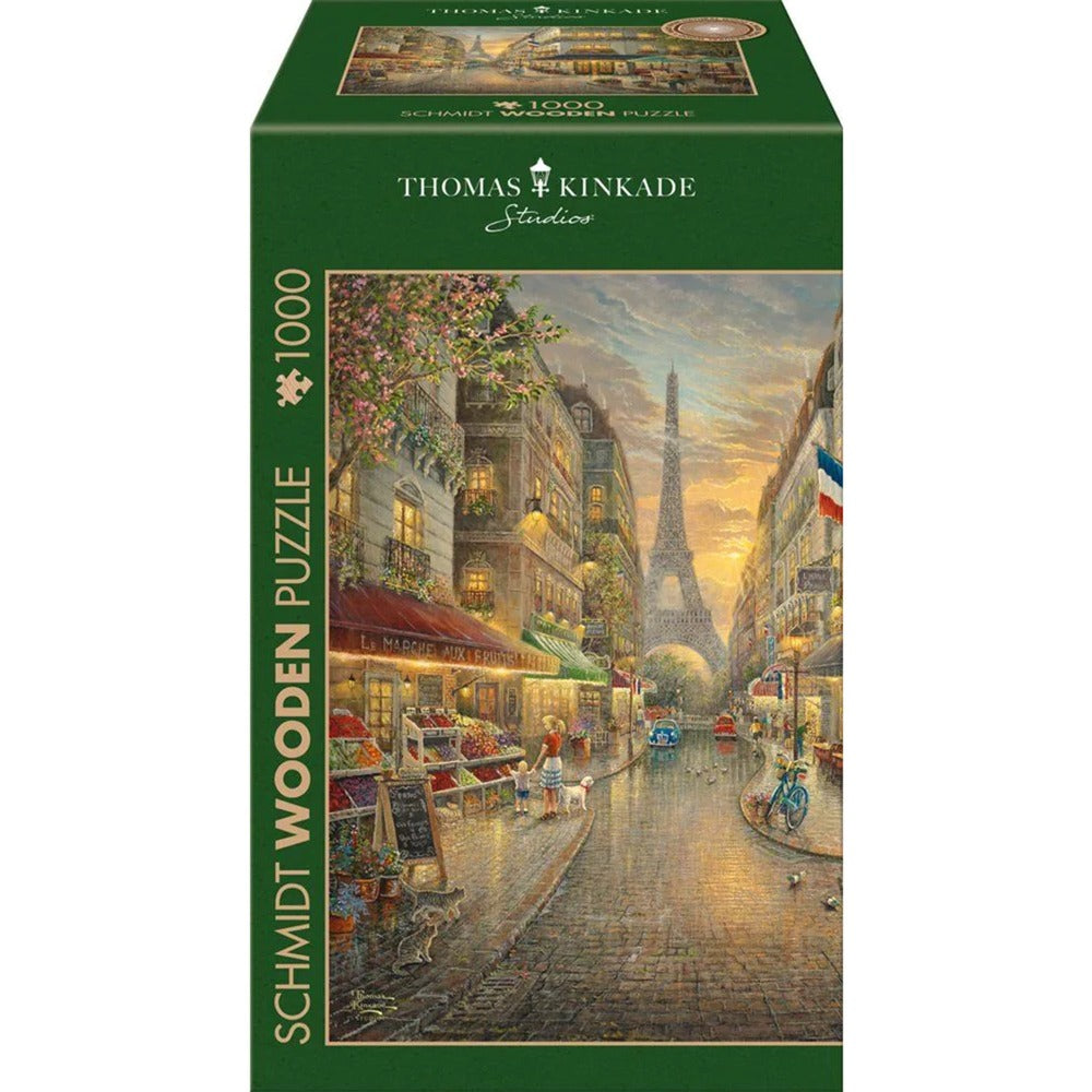 Schmidt Spiele Holzpuzzle Thomas Kinkade Studios: Malerisches Paris (1000 Teile)