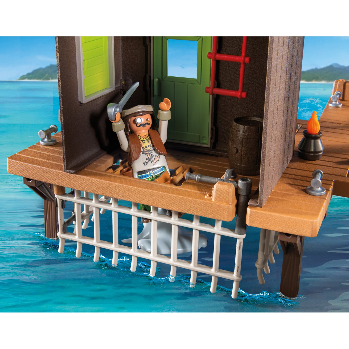 71792 Pirates Piratenhafen mit Seeräuber-Gefängnis, Konstruktionsspielzeug
