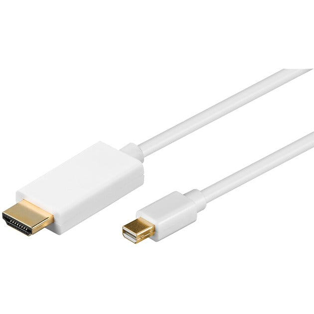 Goobay Adapterkabel Mini DisplayPort > HDMI (weiss, 2 Meter)