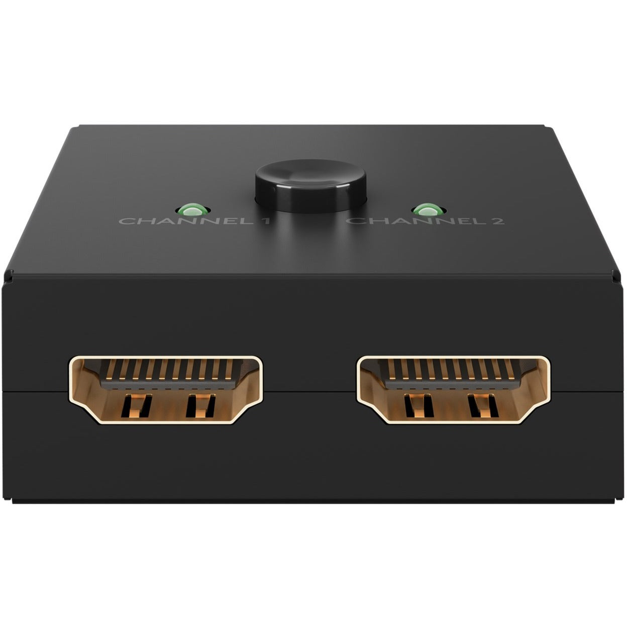 Goobay Manuelle HDMI-Umschaltbox 2 auf 1 (4K @ 30Hz), HDMI Switch (schwarz)