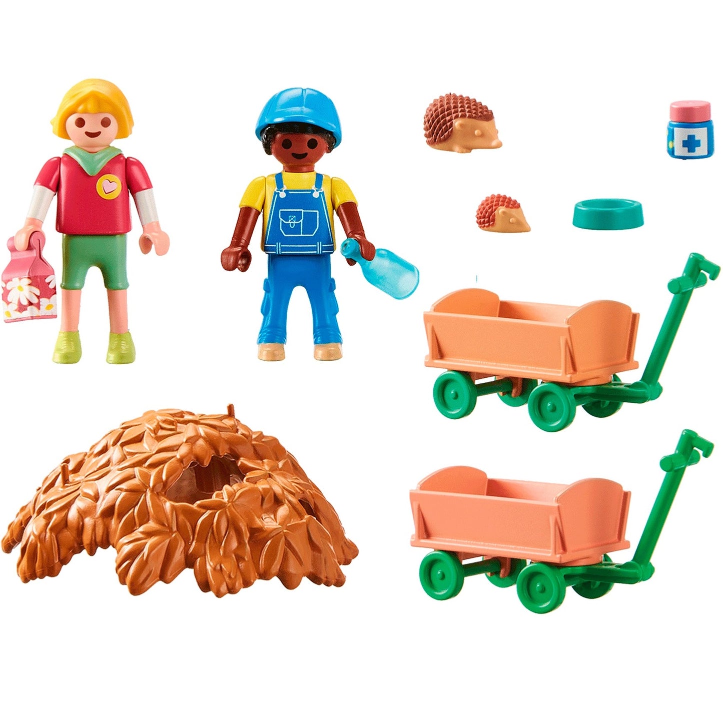 PLAYMOBIL 71512 City Life Pflege der Igelfamilie, Konstruktionsspielzeug