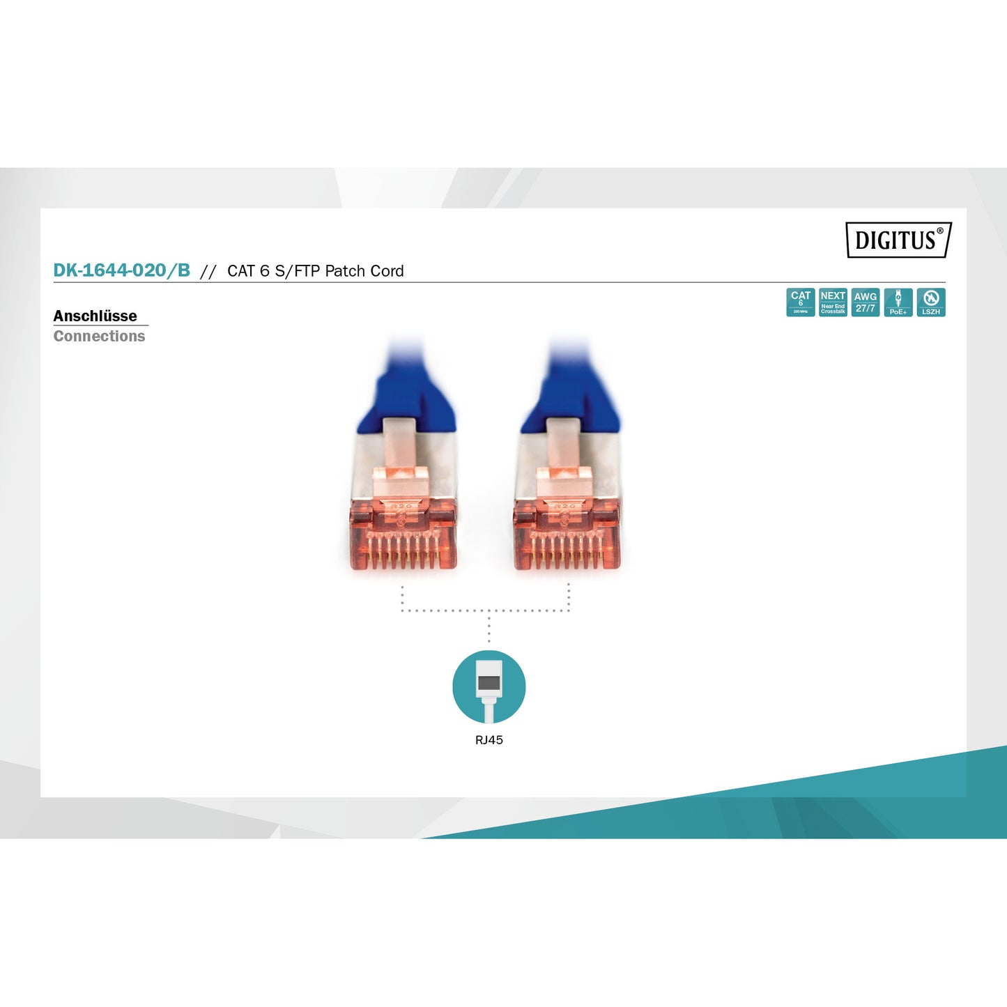 Patchkabel CAT 6 S/FTP 2m
