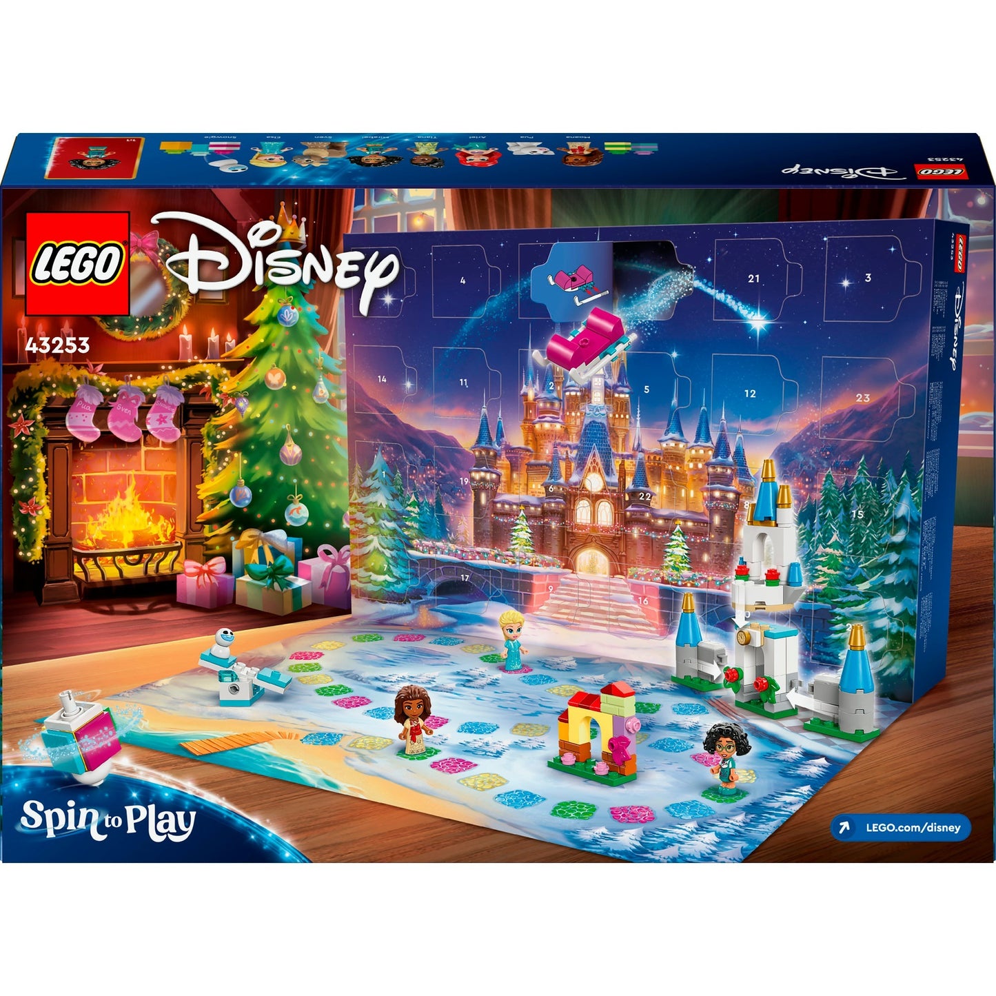 LEGO 43253 Disney Princess Adventskalender 2024, Konstruktionsspielzeug