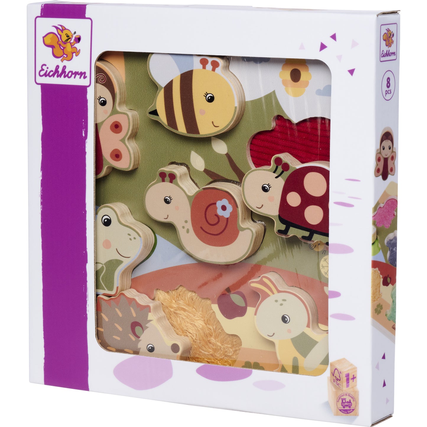 Fühlpuzzle mit Stoff