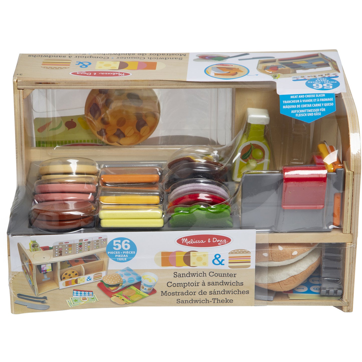 Melissa & Doug - Slice & Stack Sandwich Theke, Spielküche