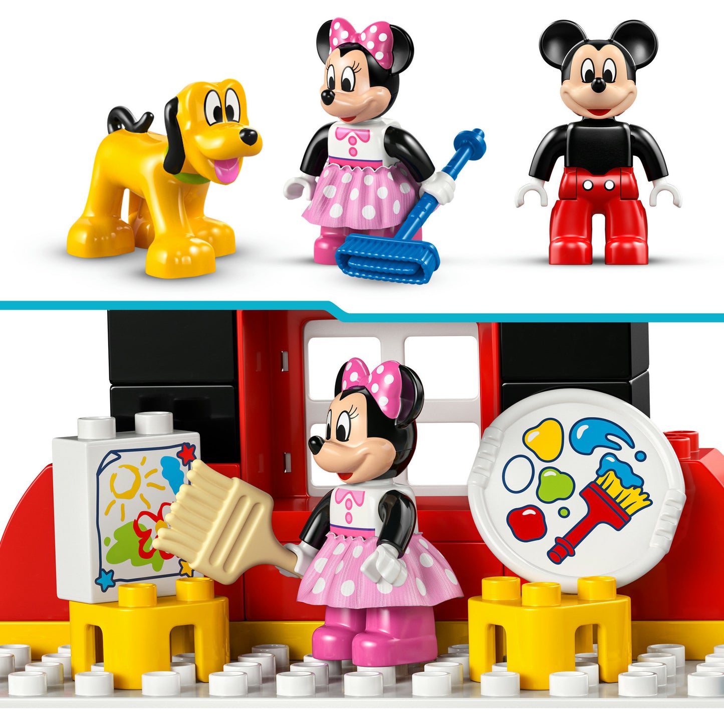 10465 DUPLO Micky Maus Wunderhaus mit Minnie und Pluto, Konstruktionsspielzeug
