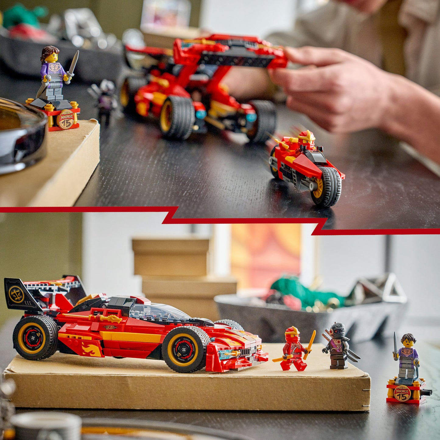 71867 Ninjago 15-jähriges Jubiläum des X-1 Ninja Supercar, Konstruktionsspielzeug
