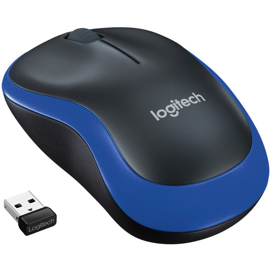 Logitech Wireless Mouse M185 (blau, Retail)