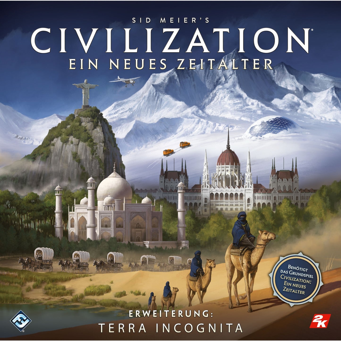 Asmodee Civilization: Ein neues Zeitalter - Terra Incognita, Brettspiel