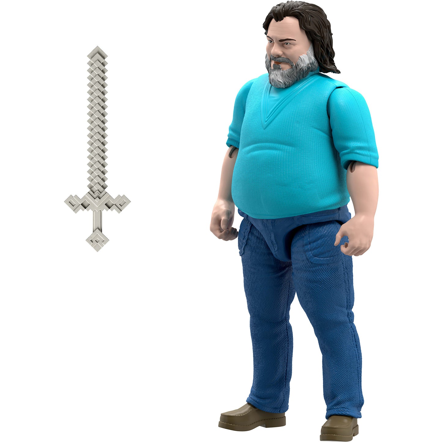 Minecraft Movie grosse Steve-Actionfigur, Spielfigur