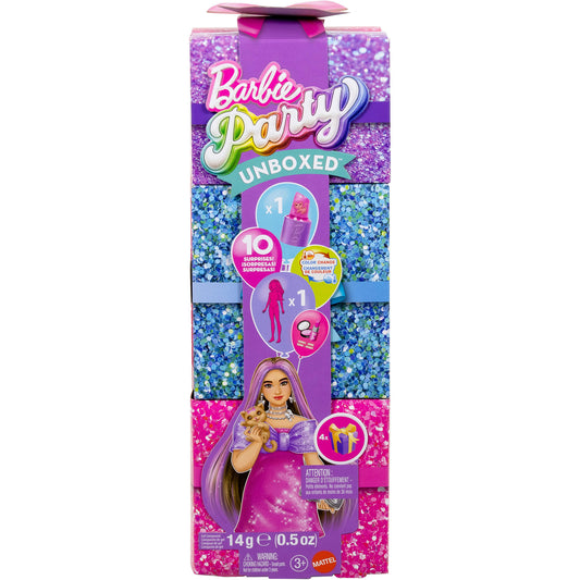 Barbie Party Unboxed Barbie Glam Party Serie - pinke Puppe