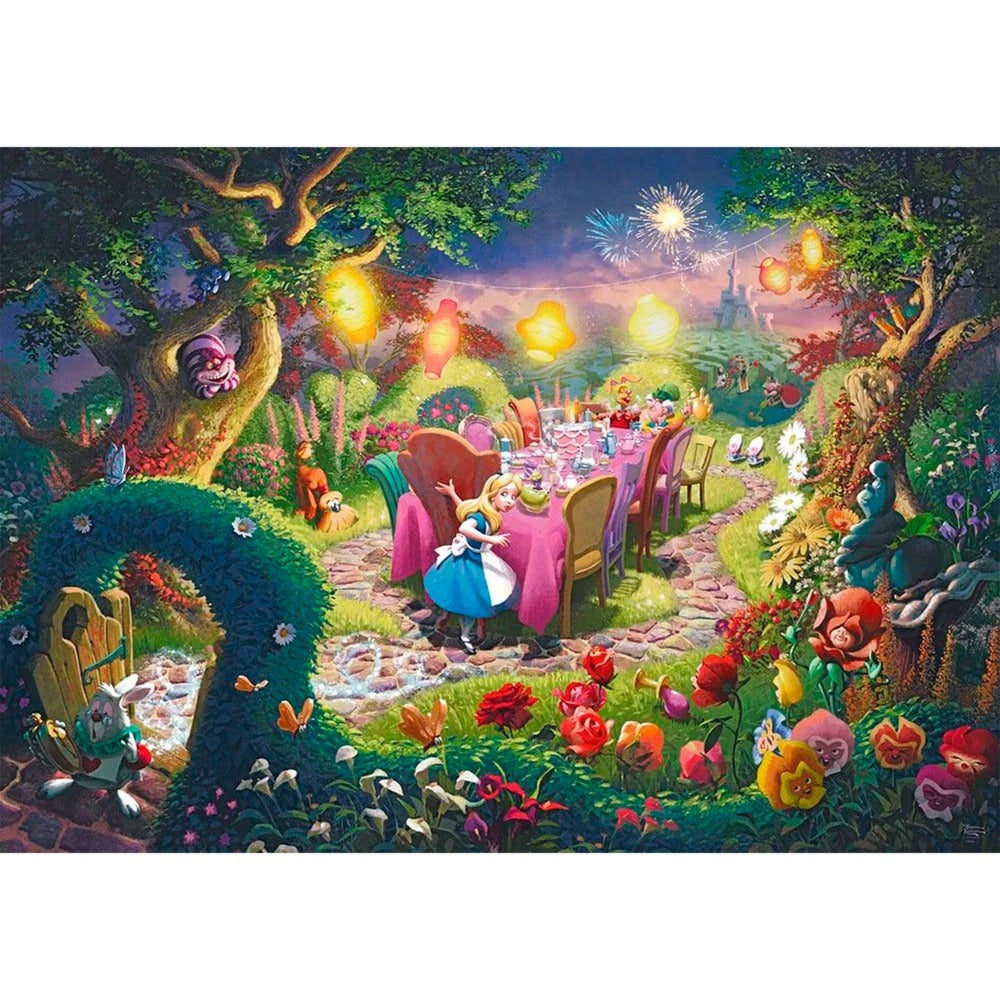 Schmidt Spiele Thomas Kinkade Studios: Disney Dreams Collection - Alice in Wonderland, Mad Hatter?s Tea Party (6000 Teile)