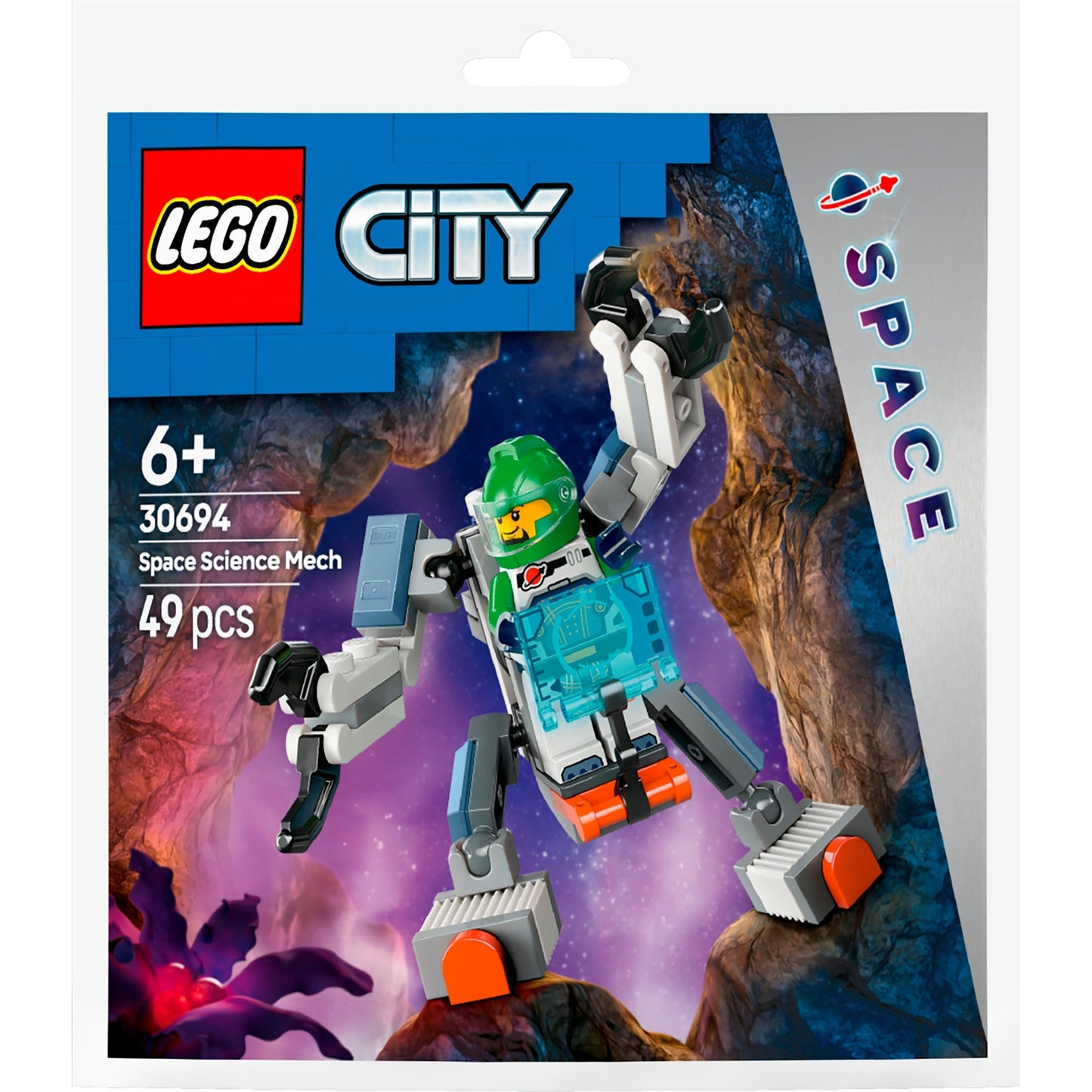 30694 City Weltraumforscher-Mech, Konstruktionsspielzeug