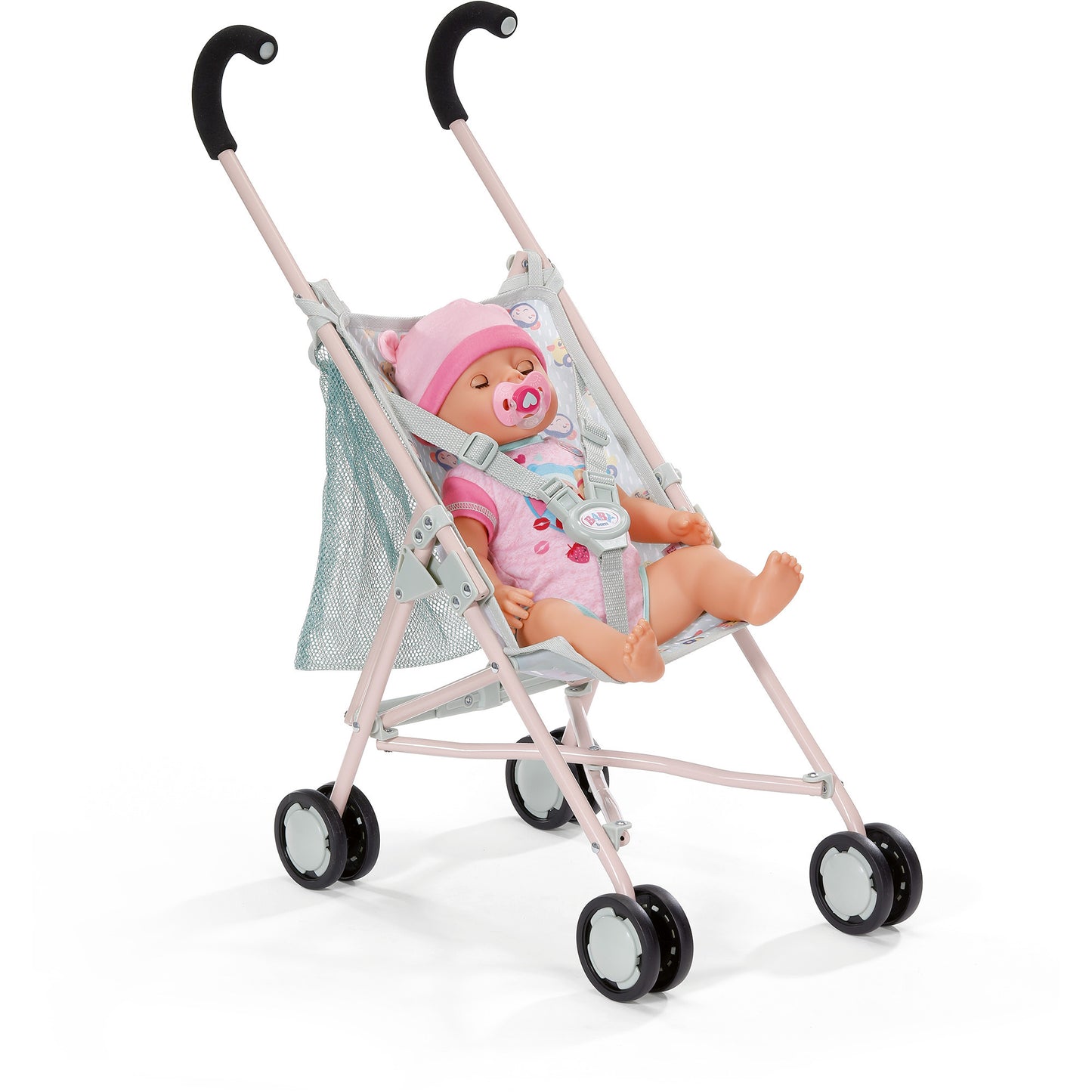 BABY born Kinderwagen mit Tasche Dschungel, Puppenwagen