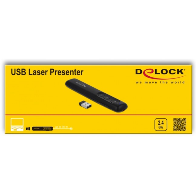 DeLOCK USB Laser Presenter (schwarz)