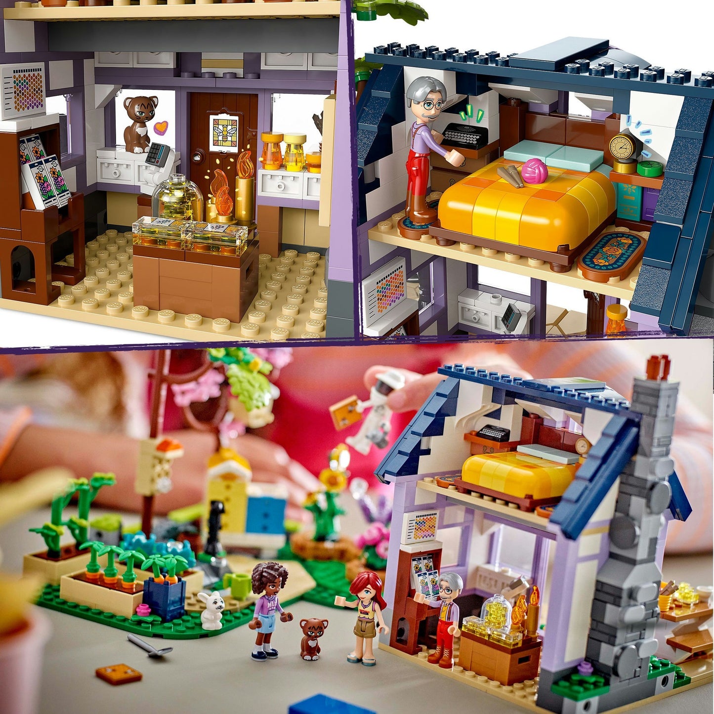 42669 Friends Haus und Blumengarten der Imker, Konstruktionsspielzeug