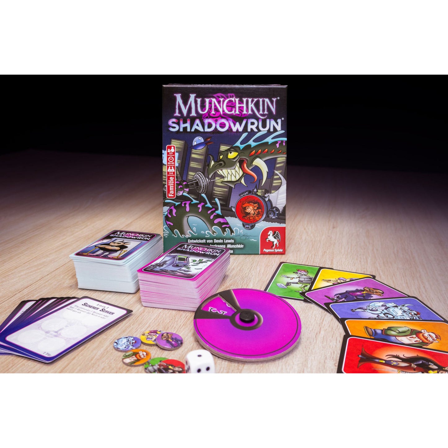 Munchkin Shadowrun, Kartenspiel