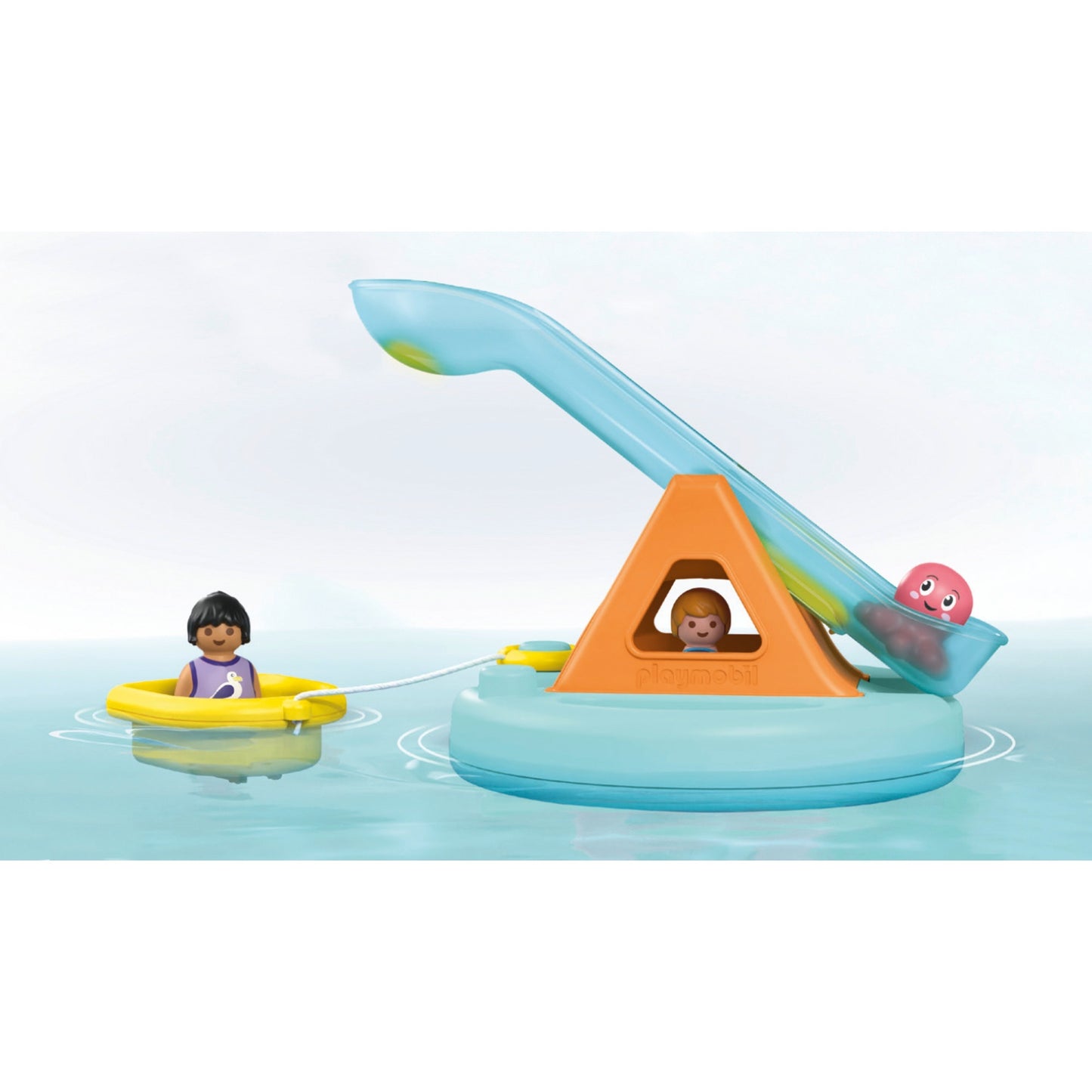 Playmobil 71687 Junior Aqua: Badeinsel mit Wasserrutsche