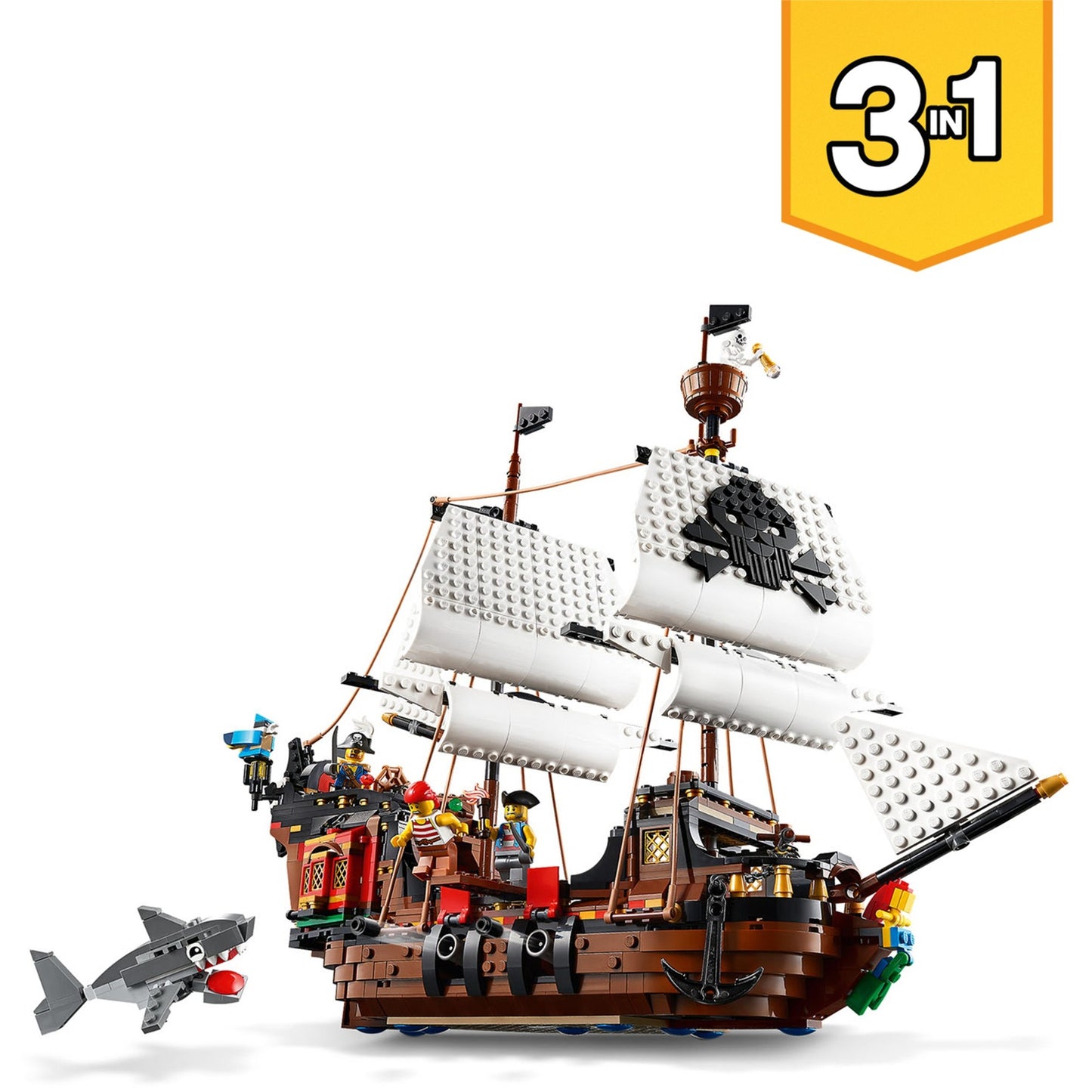 LEGO 31109 Creator Piratenschiff, Konstruktionsspielzeug