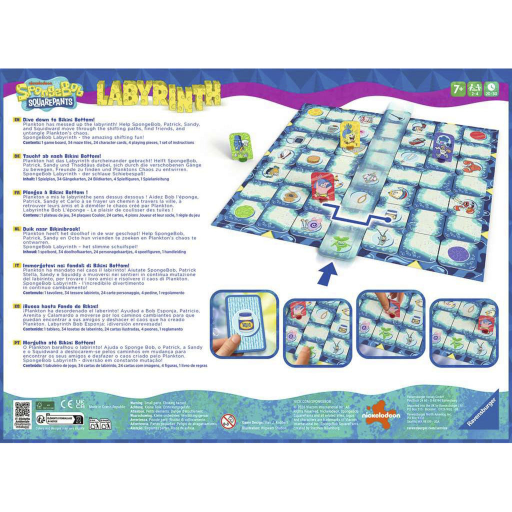SpongeBob Labyrinth, Brettspiel