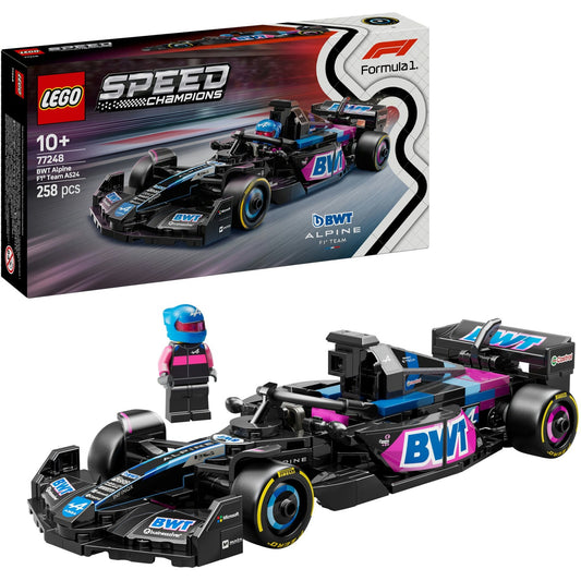 77248 Speed Champions BWT Alpine F1 Team A524 Rennauto, Konstruktionsspielzeug