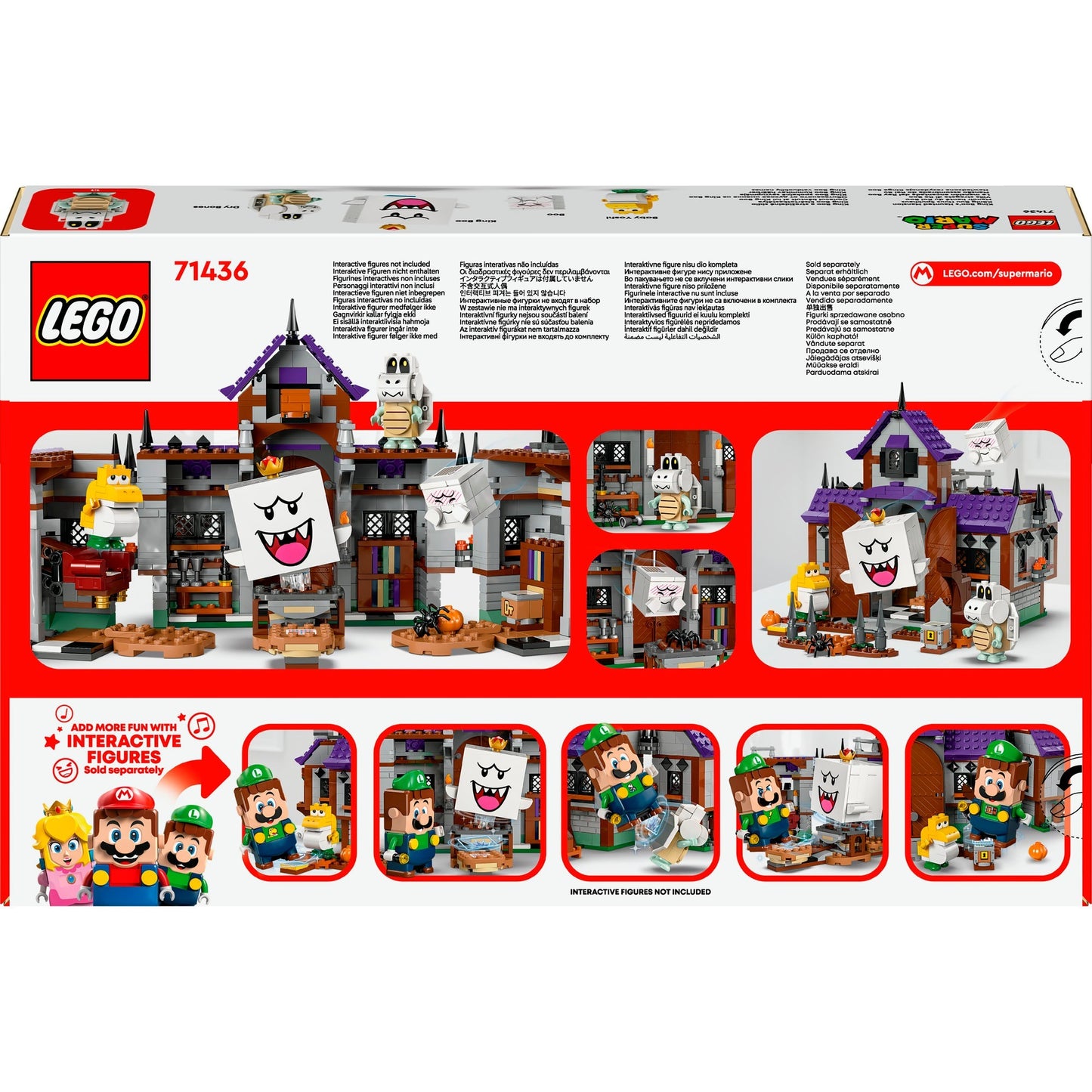 LEGO 71436 Super Mario König Buu Huus Spukhaus, Konstruktionsspielzeug