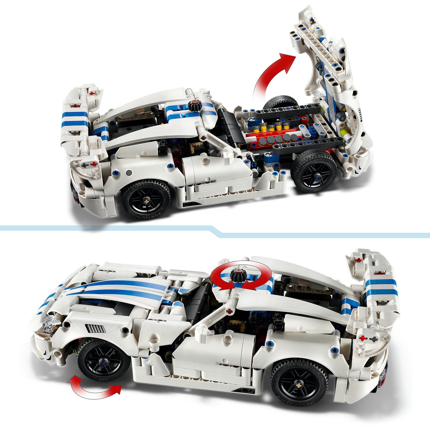 42234 Technic Dodge Viper GTS-R Sportwagen, Konstruktionsspielzeug