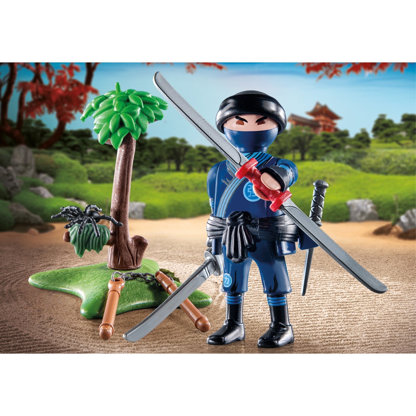 PLAYMOBIL 71481 specialPLUS Ninja mit Ausrüstung, Konstruktionsspielzeug