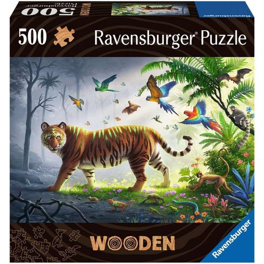 Ravensburger Wooden Puzzle Tiger im Dschungel (505 Teile)