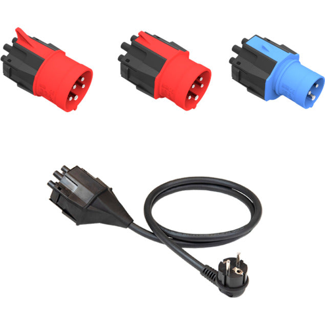 Steckeraufsatz Set 32A Standard (EU) 16A, 32A, Schutzkontakt, Adapter