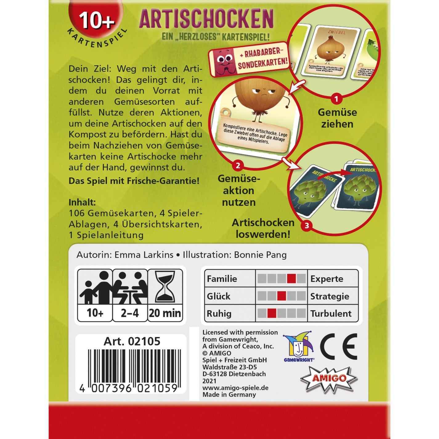 Artischocken, Kartenspiel