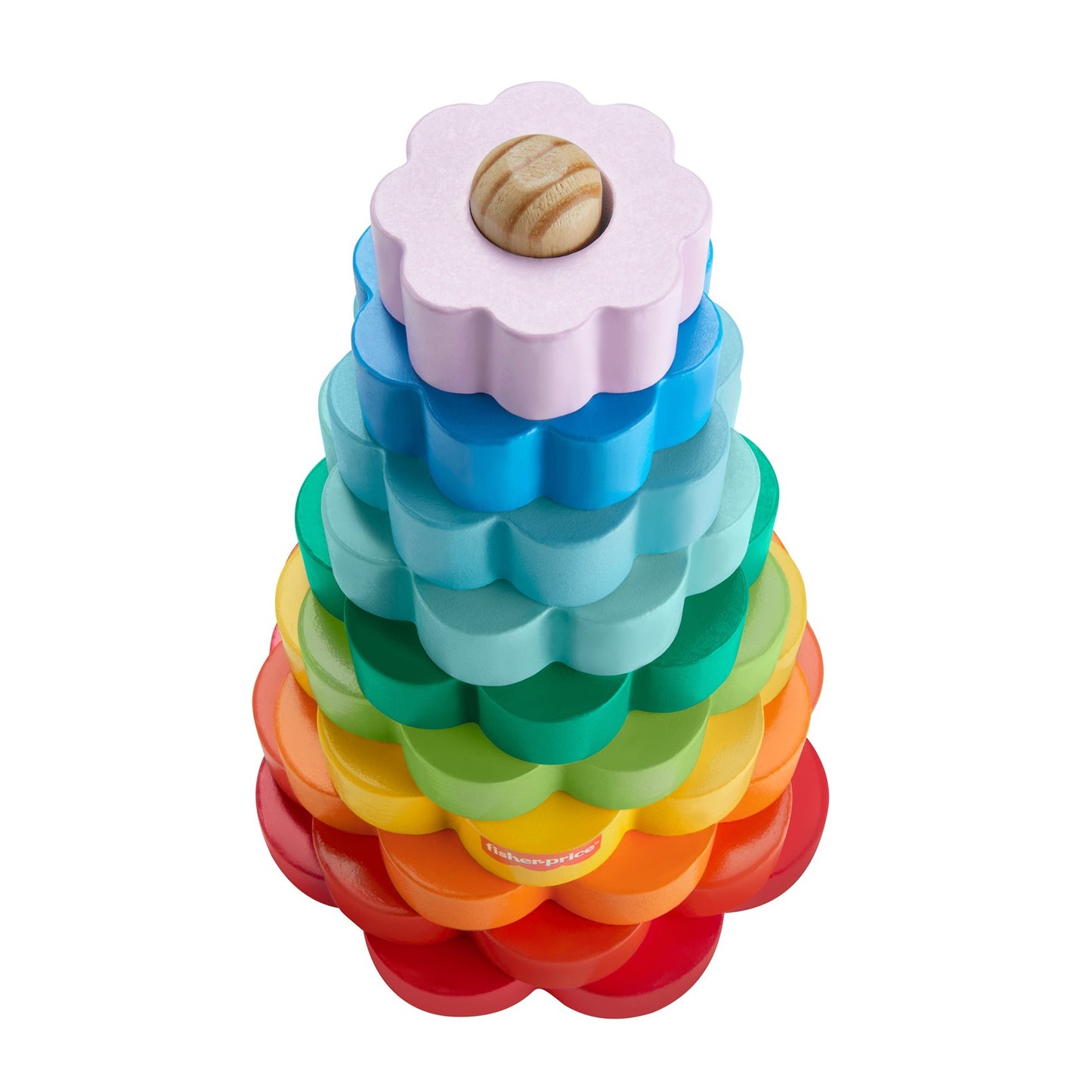 Fisher-Price Ring-Stapelspielzeug aus Holz, Geschicklichkeitsspiel