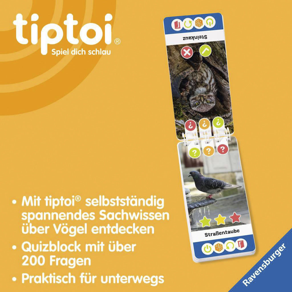 tiptoi Wieso? Weshalb? Warum? Quiz Unsere Vögel, Lernbuch