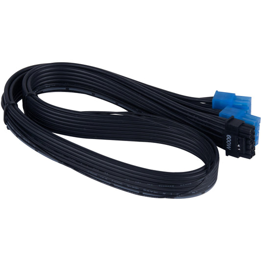 Silverstone Technology 12VHPWR PCIe Adapter Kabel SST-PP14-PCIE (schwarz, 0,55 Meter)