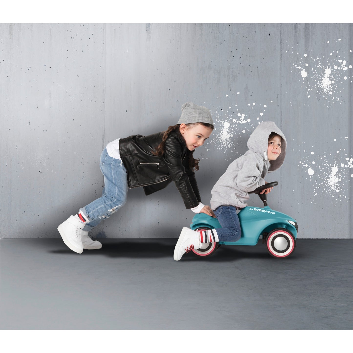 BIG Bobby Car Neo Farbe des Jahres 2023 (azurblau/apricot)