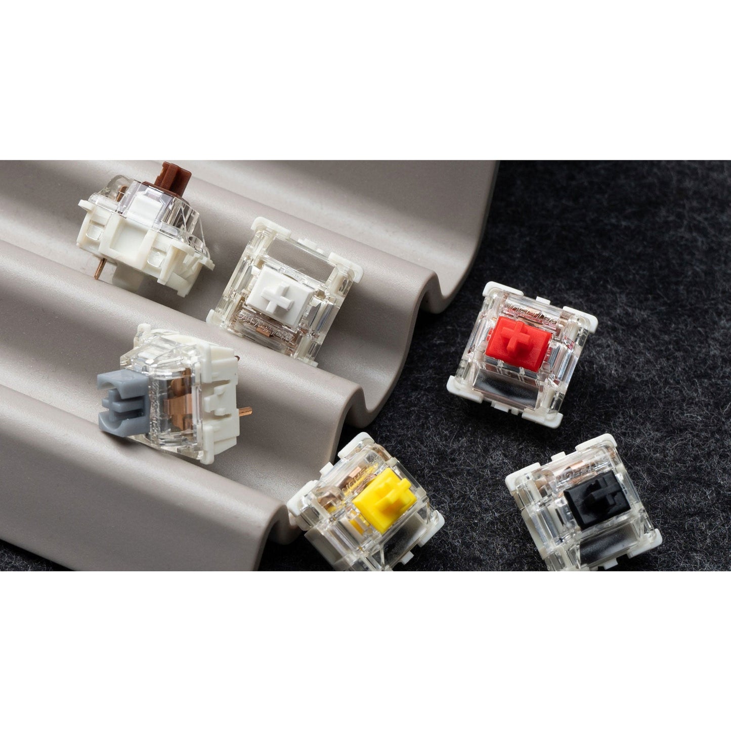 Keychron Gateron G Pro 3.0 Brown Switch-Set (braun/transparent, 110 Stück)