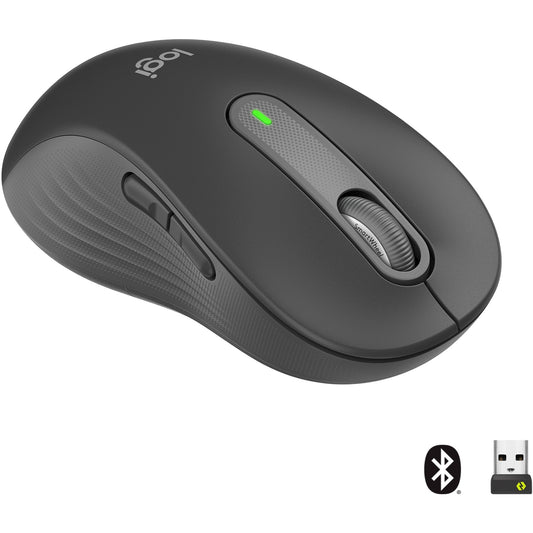 Logitech Signature M650 L Left Wireless (graphit, Grösse L, Chromebook zertifiziert, für Linkshänder)