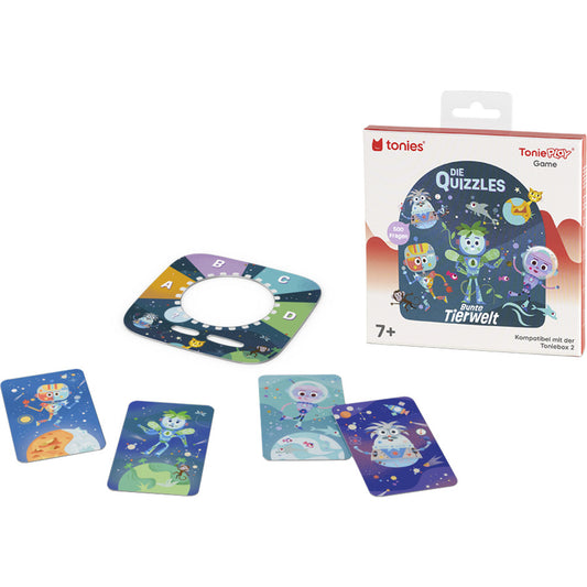 Tonieplay Game S - Die Quizzles: Bunte Tierwelt, Geschicklichkeitsspiel