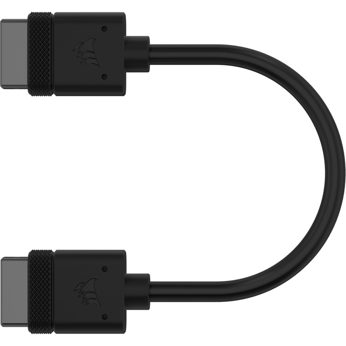 Corsair iCUE LINK Kabel, 100mm (schwarz, 2 Stück)