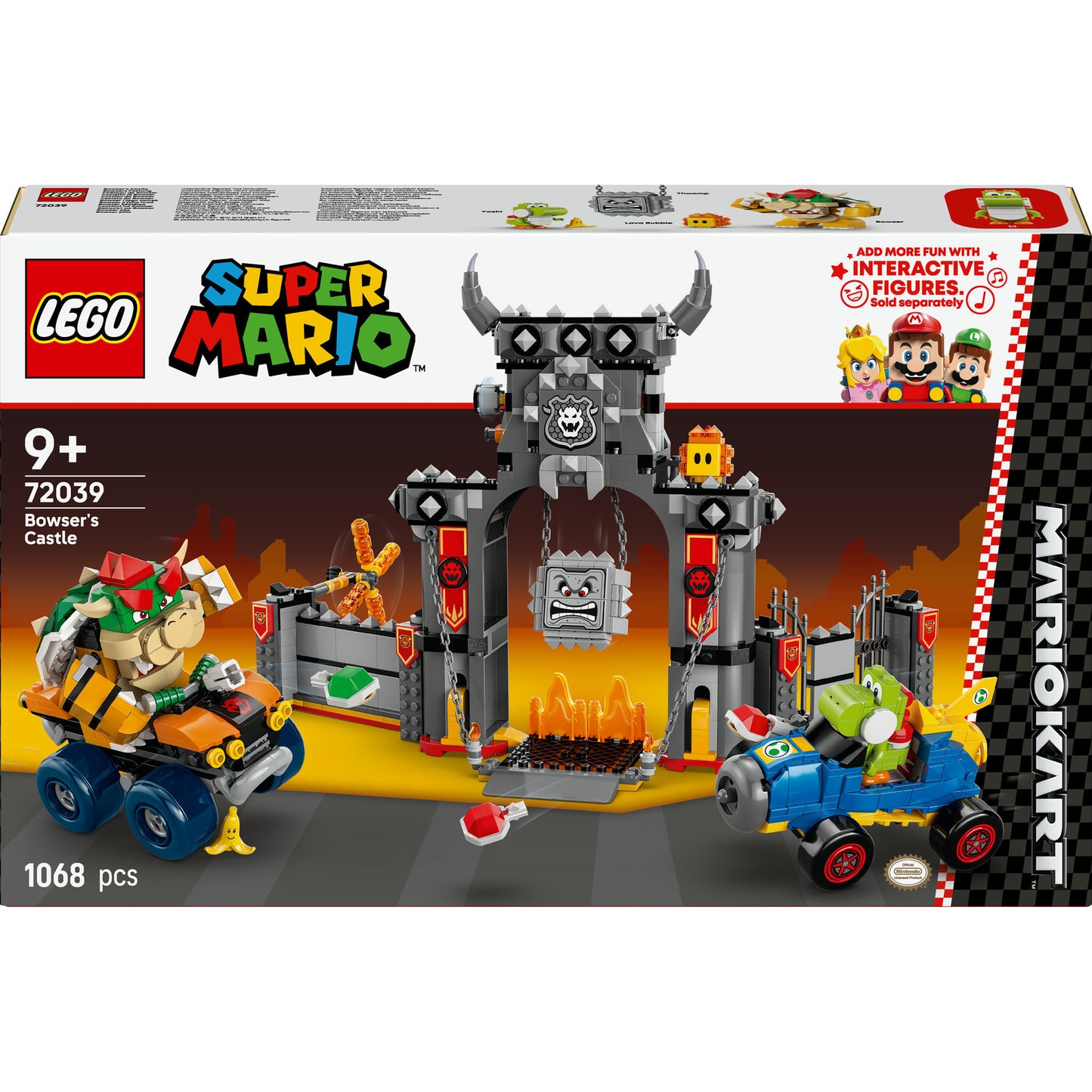72039 Super Mario  - Mario Kart: Bowsers Festung, Konstruktionsspielzeug