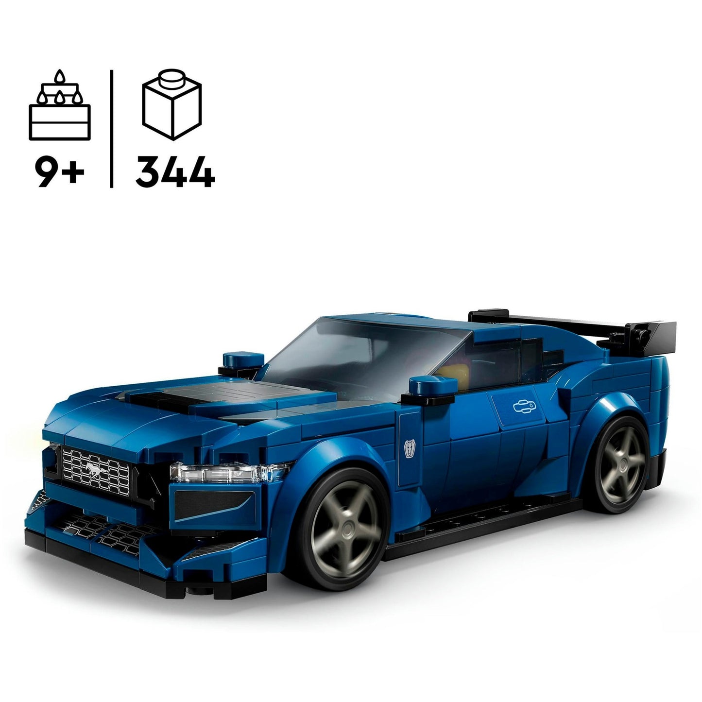 LEGO 76920 Speed Champions Ford Mustang Dark Horse Sportwagen, Konstruktionsspielzeug