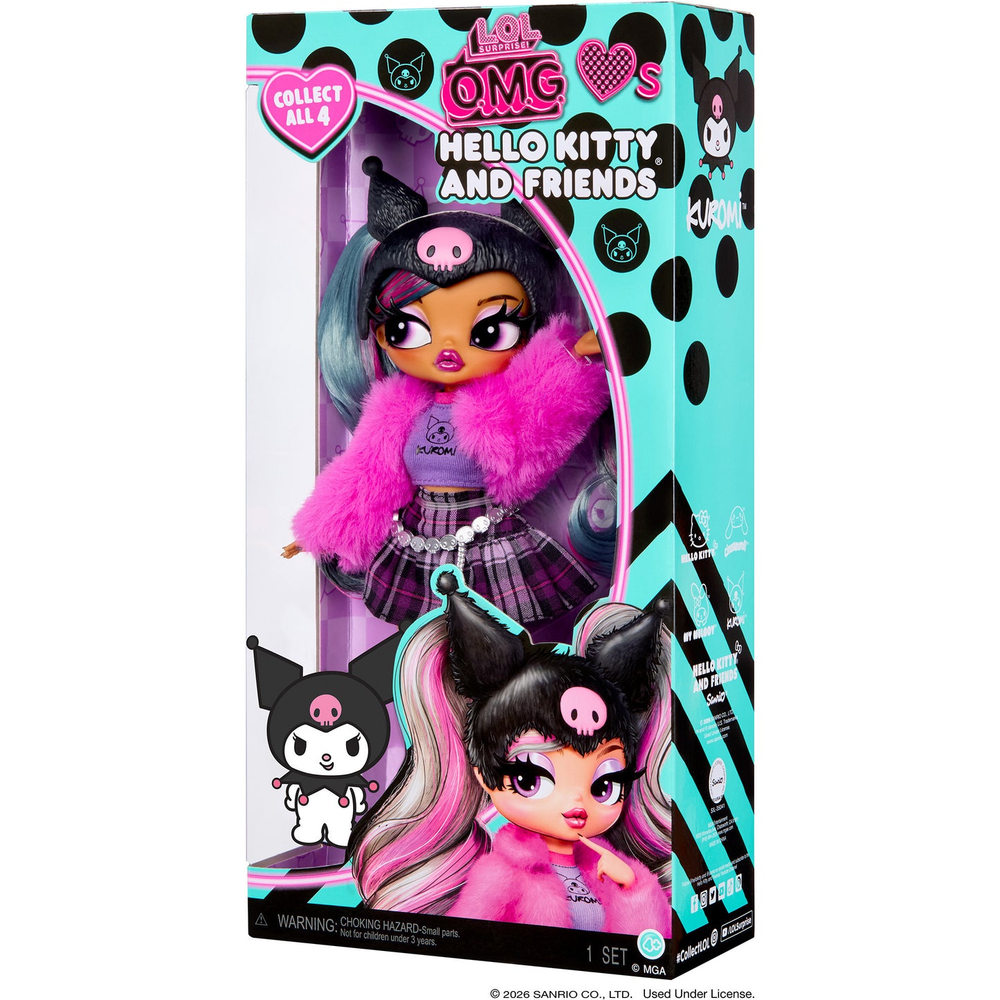 L.O.L. Surprise O.M.G. Hello Kitty & Friends - Kuromi, Puppe