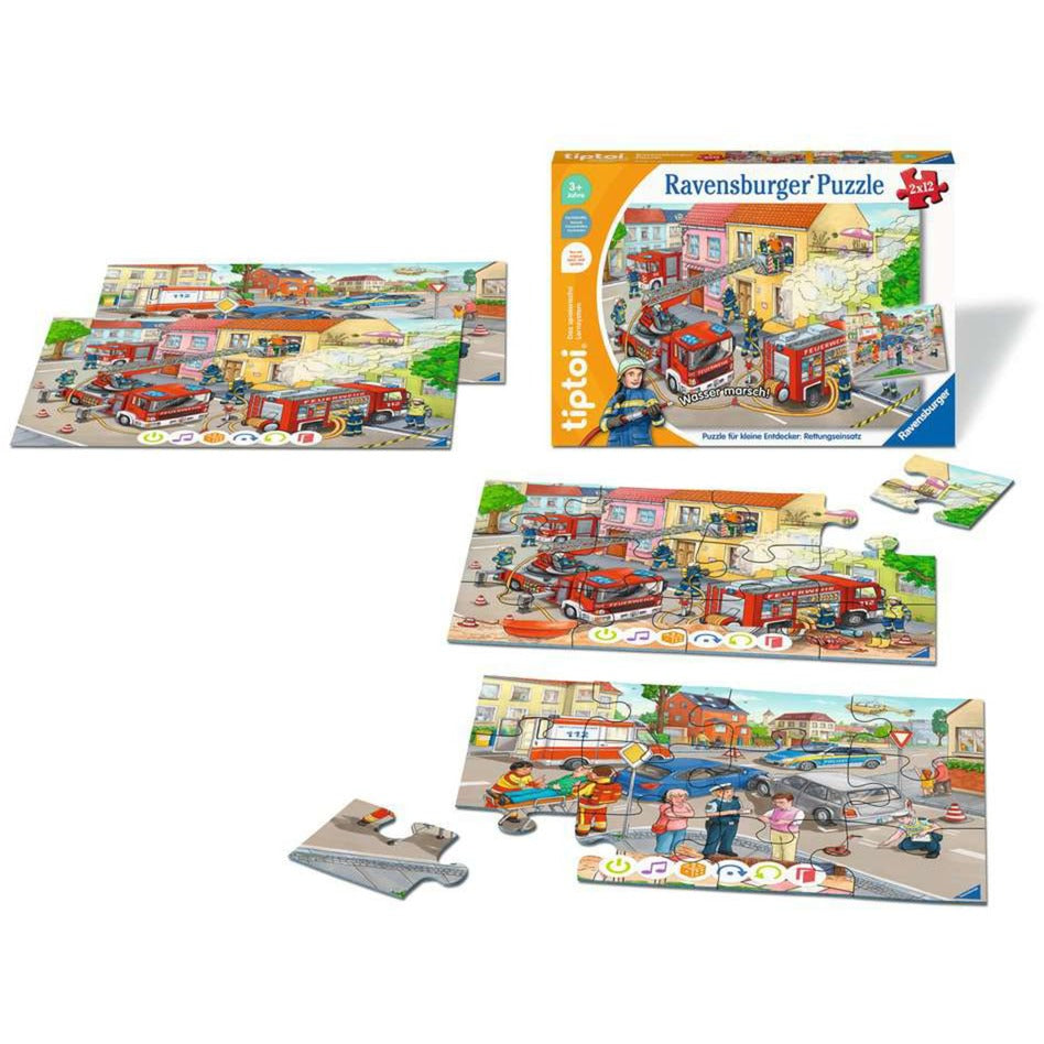 Ravensburger tiptoi Puzzle für kleine Entdecker: Rettungseinsatz