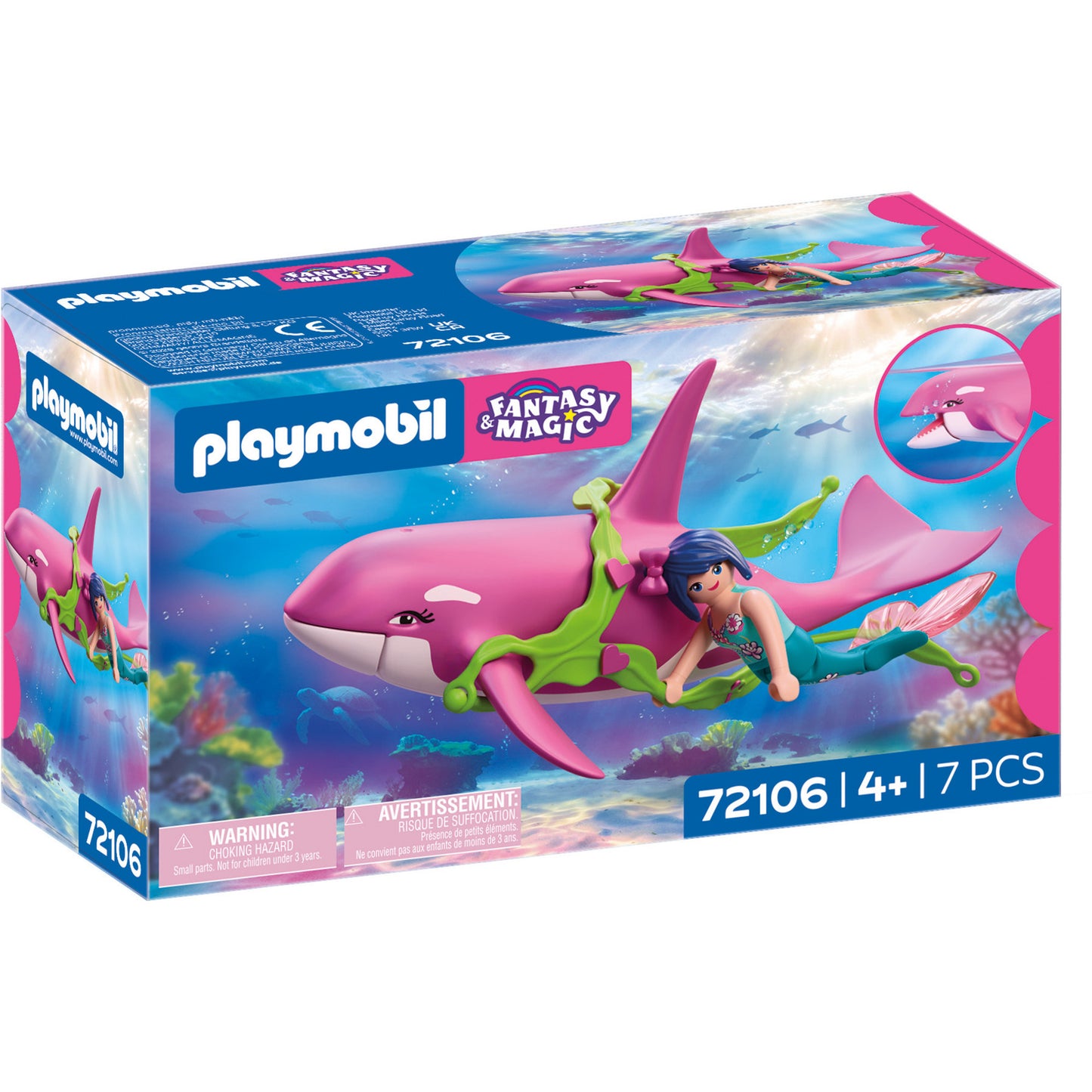 72106 Fantasy & Magic Orca mit Meerjungfrau, Konstruktionsspielzeug