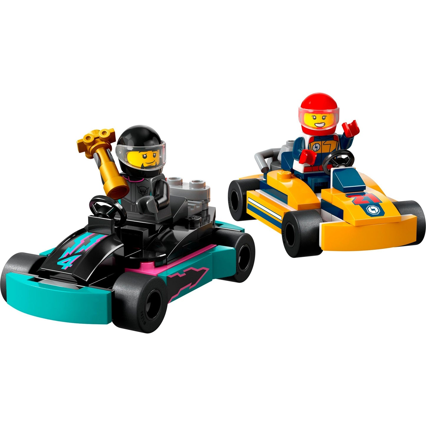 LEGO 60400 City Go-Karts mit Rennfahrern, Konstruktionsspielzeug