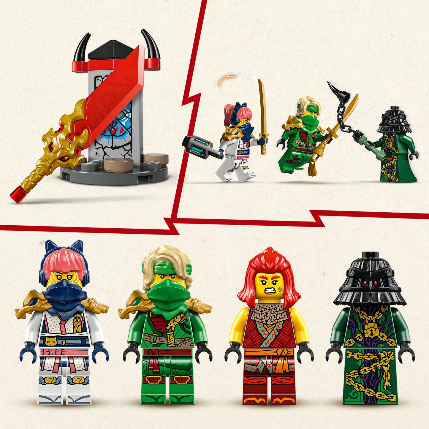 71842 Ninjago Rontu der Meisterdrache, Konstruktionsspielzeug