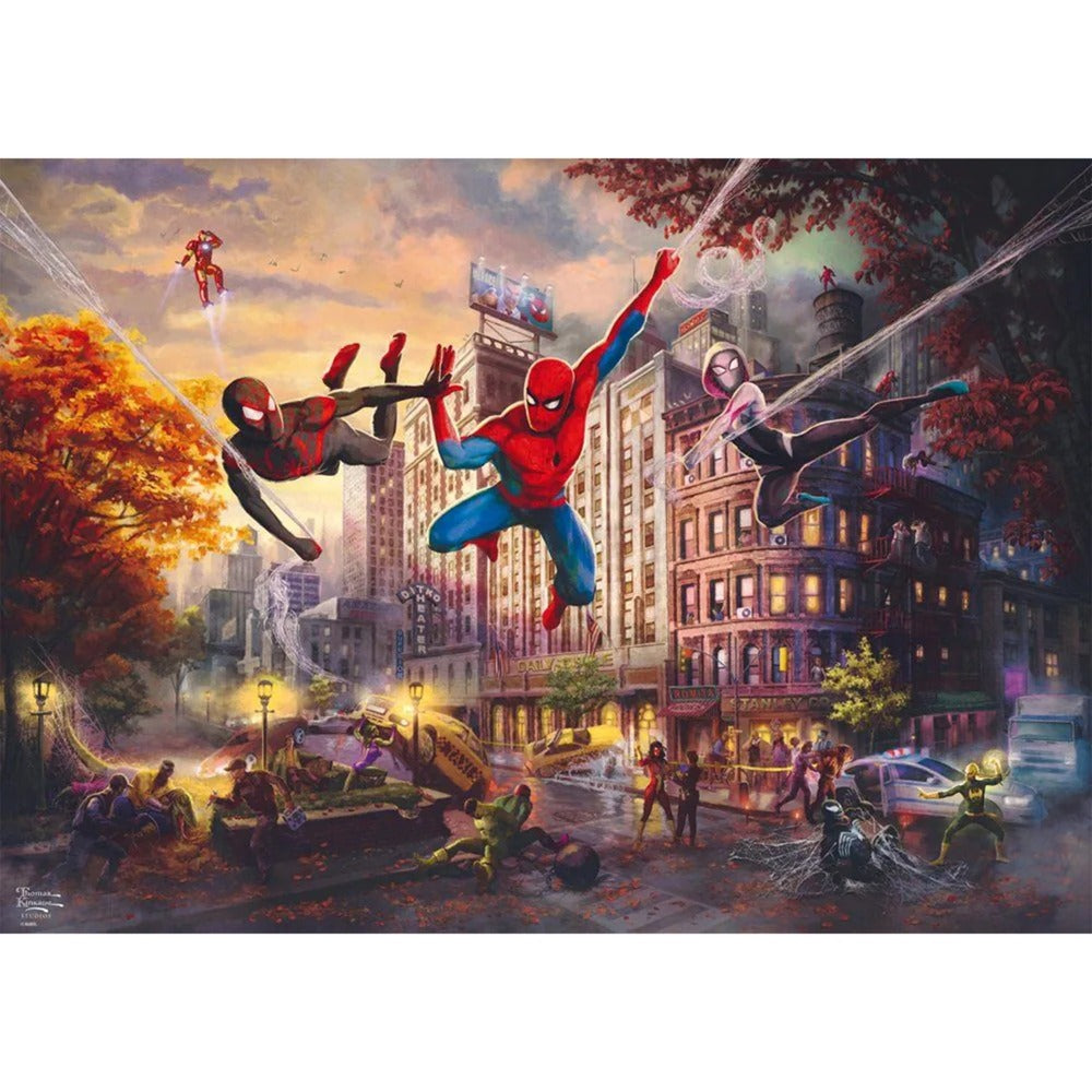 Schmidt Spiele Thomas Kinkade Studios: Marvel Spider-Man & Friends - The Ultimate Alliance (1000 Teile)